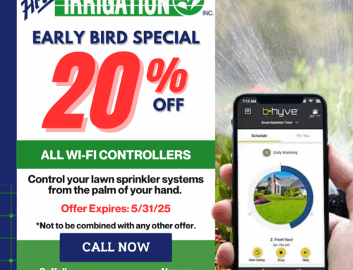 Take Control of Your Lawn This Spring with Hi-Tech Irrigation’s Early Bird Special – 20% Off All Wi-Fi Controllers!